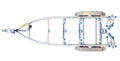 Quintrex Trailer Hyd-Braked Tandem Axle