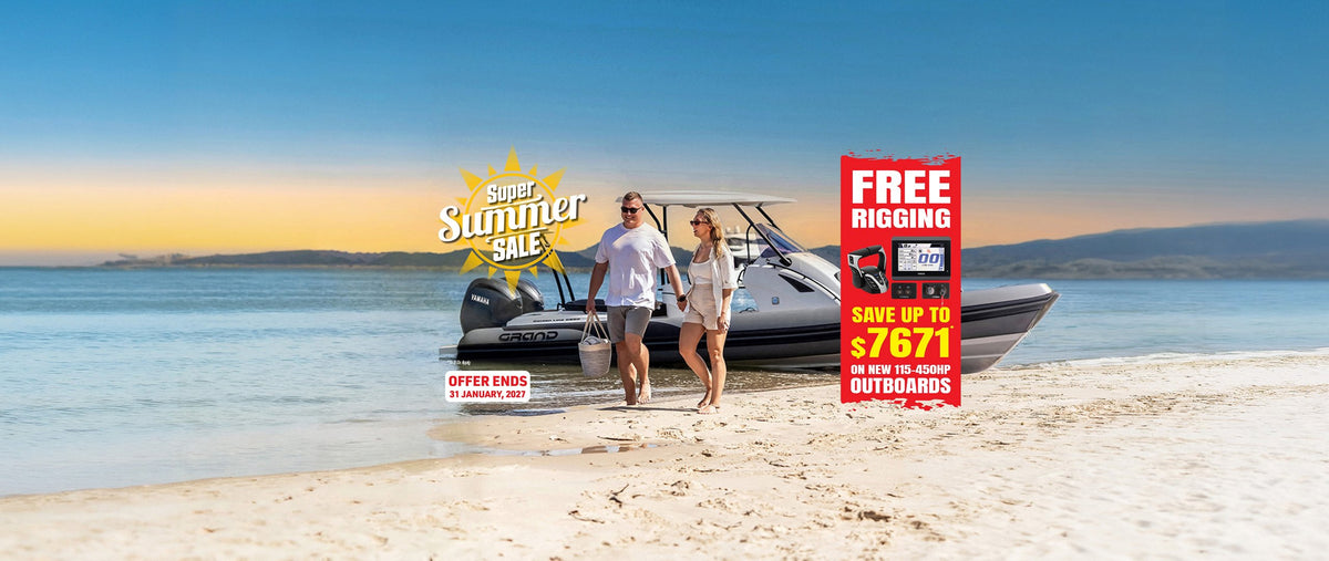 Yamaha Super Summer Sale - free rigging, save up to $7,671 on new 115 to 450HP outboards
