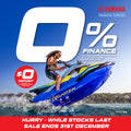 Yamaha WaveRunner 0% finance offer at Whitsunday Powersports and Marine