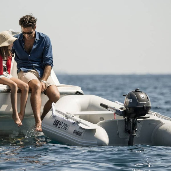 Yamaha F2.5 outboard in use on the water