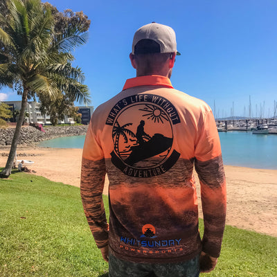 What's life without adventure long sleeve sun shirt